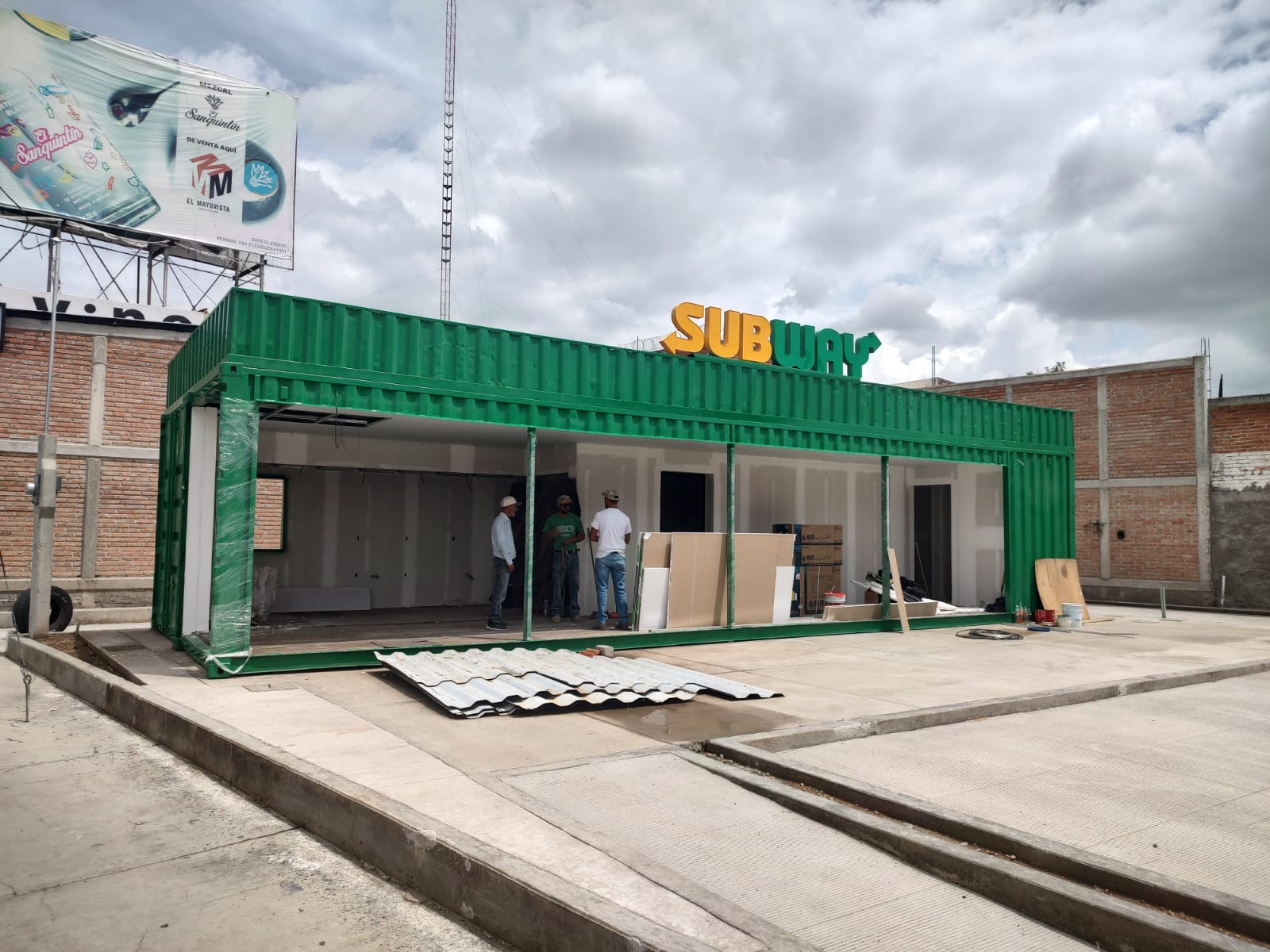 Franquicia Subway en contenedor
